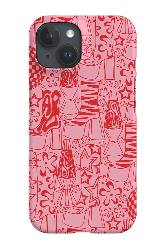 70s Fashion Pattern Phone Case (Pink)