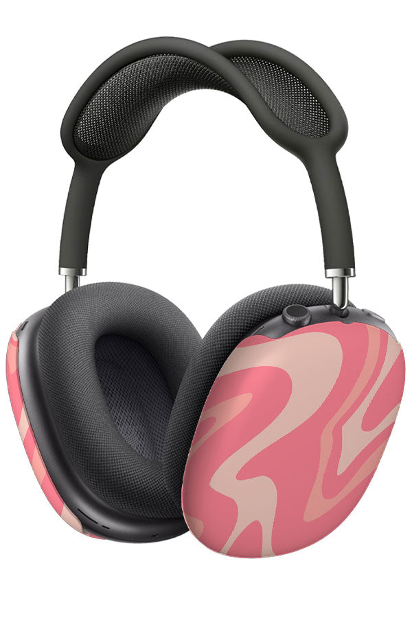 Abstract Wave AirPod Max Case (Blush Pink)