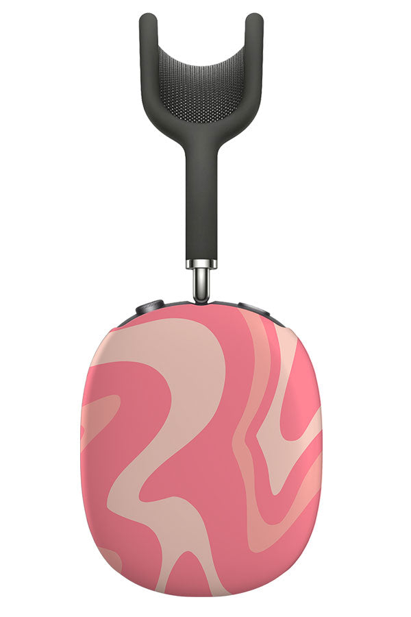 Abstract Wave AirPod Max Case (Blush Pink)