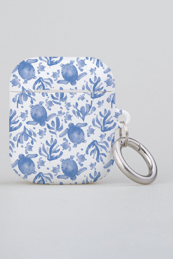 Blue Turtles by Dawn of Designs AirPod Case (Blue)