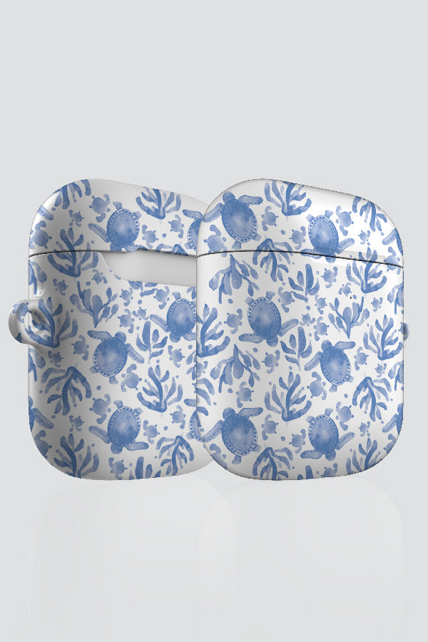 Blue Turtles by Dawn of Designs AirPod Case (Blue)