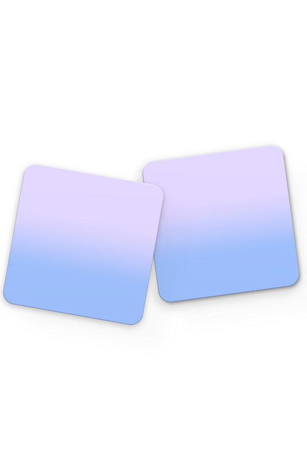 Bright Gradient Drinks Coaster (Blue & Pink)