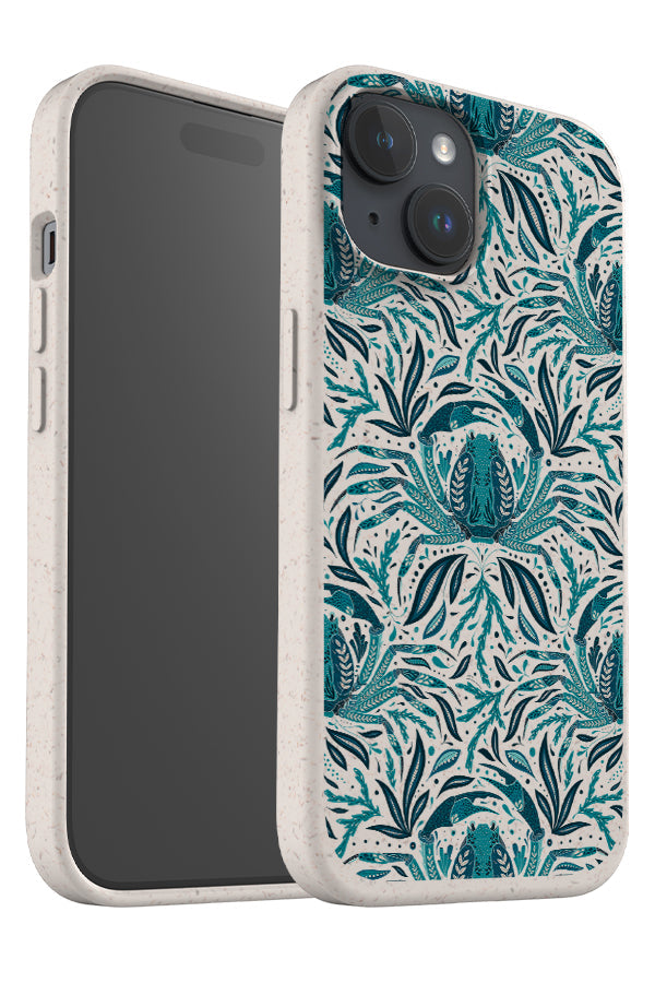 Even Crabs Can be Pretty by Cassandra O’Leary Eco Bamboo Phone Case (Blue)