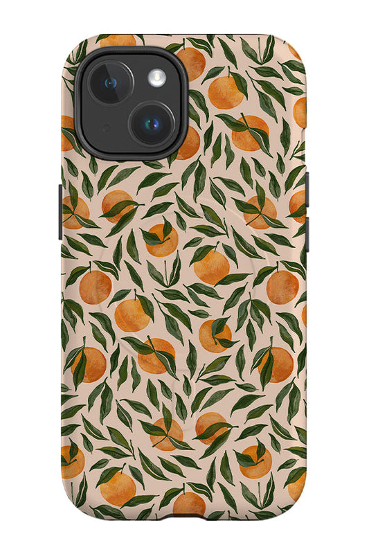 Orange Harvest by Tati Abaurre MagSafe Phone Case (Beige)