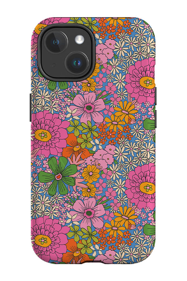 Flower Child by Kayla Ann MagSafe Phone Case (Blue)