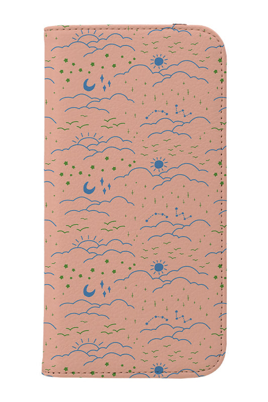 Stars 'n' Skies by Kayla Ann Wallet Phone Case (Pink)