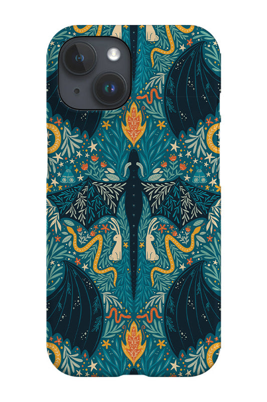 Dragons By Kristen Knechtel Phone Case (Blue)