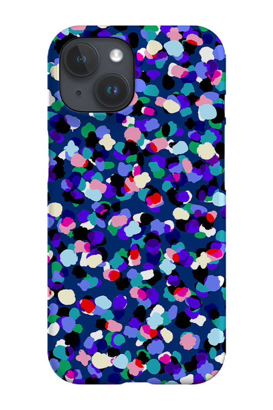 Party Spot by Rachel Parker Phone Case (Royal Blue)