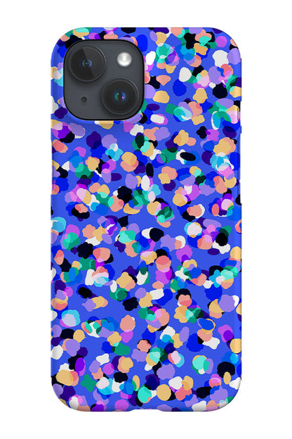 Party Spot by Rachel Parker Phone Case (Blue)