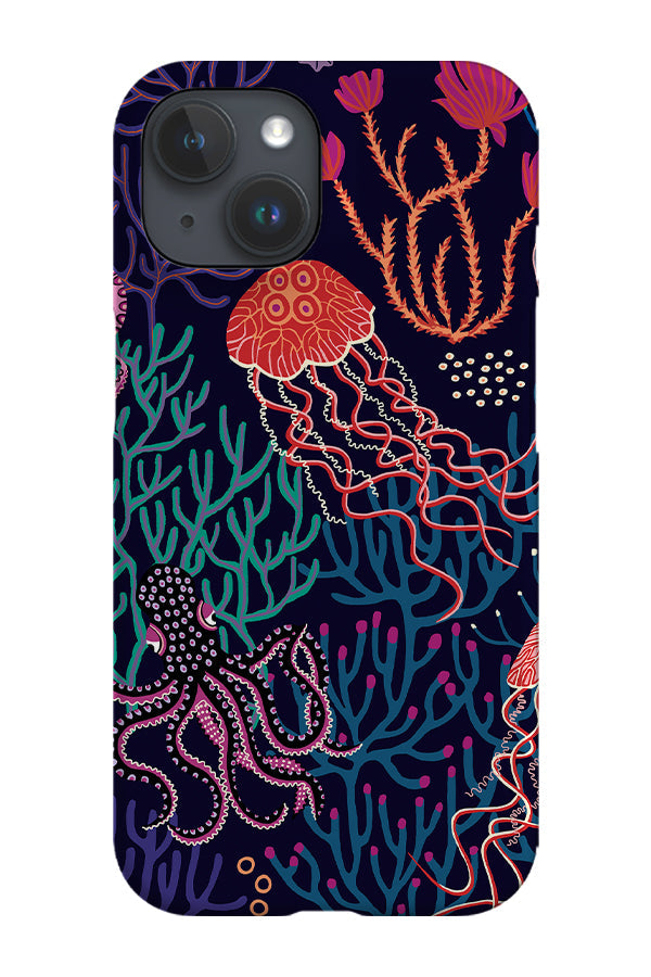 Dark Sea by Rachel Parker Phone Case (Blue)