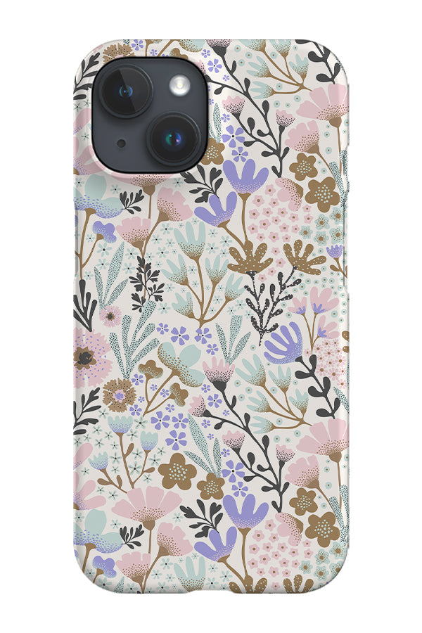 Candy Flowers by Garabateo Phone Case (Cream)