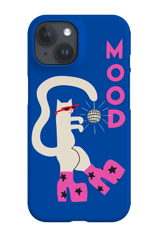 Mood Cat by Aley Wild Phone Case (Blue)