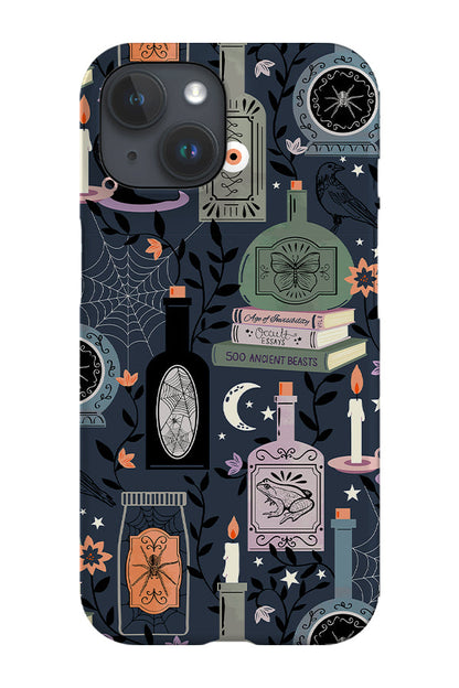 Artful Alchemy by Sally Mountain Phone Case (Dark Blue)