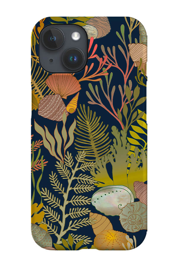 Seashells and Sea Dreams by Cecilia Mok Phone Case (Blue)