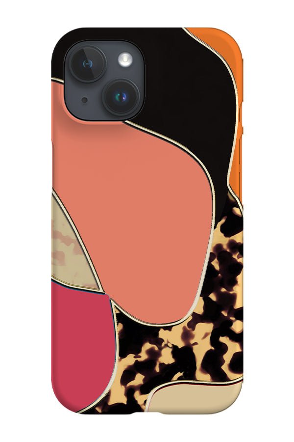 Bubble Panther Phone Case (Orange Pink)